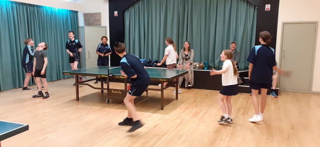round the table with the juniors at kennet vale table tennis club played every friday at kennet valley hall lockeridge marlborough